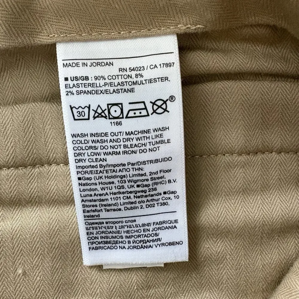 New Banana Republic Men’s Rapid Movement Chino Smithfield Pleated Size 36x30